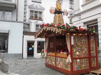 Різдвяні прогулянки по люцерну, швейцарія (карусель Lafayette dampf carousel) Різдвяні прогулянки по люцерну, швейцарія