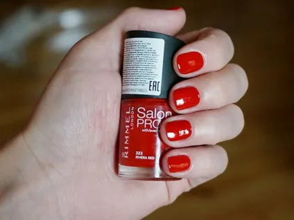 Rimmel, червоний лак, манікюр, лак, 60 seconds, salon pro, Свотч, відгуки, Настин блог (лак) Rimmel, червоний лак, манікюр, лак, 60 seconds, salon pro, Свотч, відгуки, Настин блог