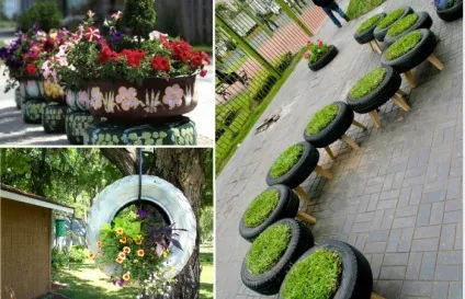 11 Простих і оригінальних ідей використання старих покришок