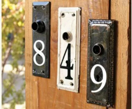 15 Соковитих ідей для демонстрації номера будинку (будинку) 15 Соковитих ідей для демонстрації номера будинку