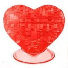 3D головоломка-серце crystal puzzle