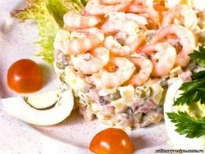 30 Рецептів салатів з креветками (креветками) 30 Рецептів салатів з креветками
