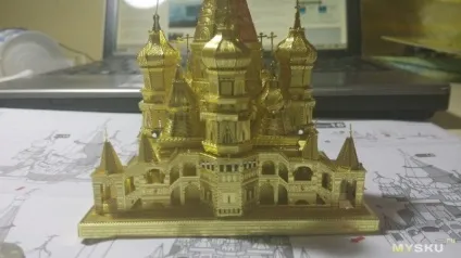 3D пазл собору василия блаженного (пазл) 3D пазл собору василия блаженного