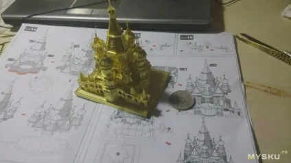 3D пазл собору василия блаженного (пазл) 3D пазл собору василия блаженного