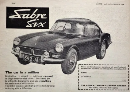 6 Цікавих фактів про reliant sabre (корисні і цікаві автомобільні статті) 6 Цікавих фактів про reliant sabre