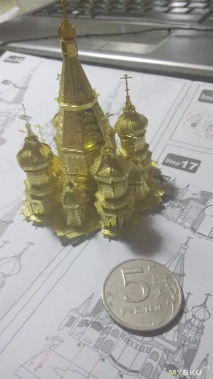 3D пазл собору василия блаженного (пазл) 3D пазл собору василия блаженного
