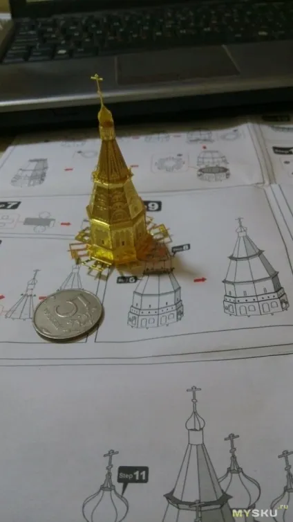 3D пазл собору василия блаженного (пазл) 3D пазл собору василия блаженного