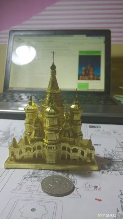 3D пазл собору василия блаженного (пазл) 3D пазл собору василия блаженного