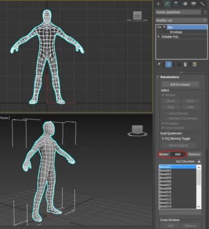 Анімація людини в 3d max (скелетна анімація) (настройки тимчасової шкали) Анімація людини в 3d max (скелетна анімація)