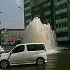 Аварія на теплотрасі - якщо прорвало теплотрасу, метро-Будмеханізація, Харків