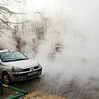 Аварія на теплотрасі - якщо прорвало теплотрасу, метро-Будмеханізація, Харків