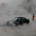 Аварія на теплотрасі - якщо прорвало теплотрасу, метро-Будмеханізація, Харків