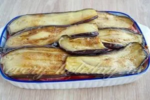 Баклажани, запечені в духовці з фаршем і помідорами (духовці) Баклажани, запечені в духовці з фаршем і помідорами