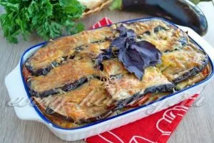 Баклажани, запечені в духовці з фаршем і помідорами (помідори) Баклажани, запечені в духовці з фаршем і помідорами