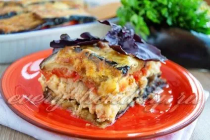 Баклажани, запечені в духовці з фаршем і помідорами (духовці) Баклажани, запечені в духовці з фаршем і помідорами
