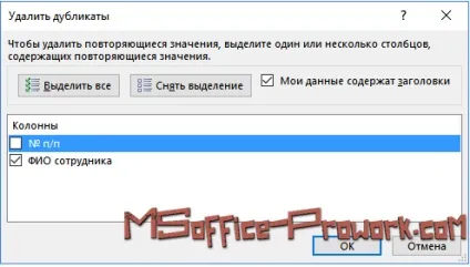 Швидкий спосіб видалення дублікатів в excel з оновленням і сортуванням списку (msexcel) Швидкий спосіб видалення дублікатів в excel з оновленням і сортуванням списку