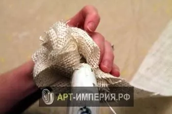 Букет квітів з мішковини своїми руками, квіти з мішковини своїми руками майстер клас, букет з