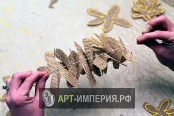 Букет квітів з мішковини своїми руками, квіти з мішковини своїми руками майстер клас, букет з