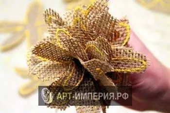 Букет квітів з мішковини своїми руками, квіти з мішковини своїми руками майстер клас, букет з