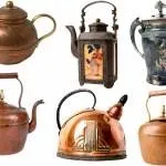 Чайники в домашньому інтер'єрі і на газовій плиті (газової) Чайники в домашньому інтер'єрі і на газовій плиті