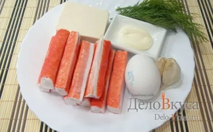 Рулет з крабових паличок рецепт з покроковими фото (рулетики з крабових паличок начинка) Рулет з крабових паличок рецепт з покроковими фото