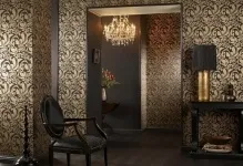 Чорні шпалери білі для стін, фон в інтер'єрі, малюнки та фото візерунків, золоті кольори і тони, чорна (чорні) Чорні шпалери білі для стін, фон в інтер'єрі, малюнки та фото візерунків, золоті кольори і тони, чорна