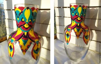 Робимо ручний розпис на скляній вазі - ярмарок майстрів - ручна робота, handmade (ручний розпис) Робимо ручний розпис на скляній вазі - ярмарок майстрів - ручна робота, handmade