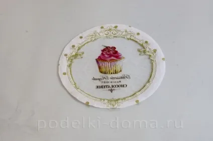 Декупаж жерстяної банки для солодощів (бляшаний) Декупаж жерстяної банки для солодощів