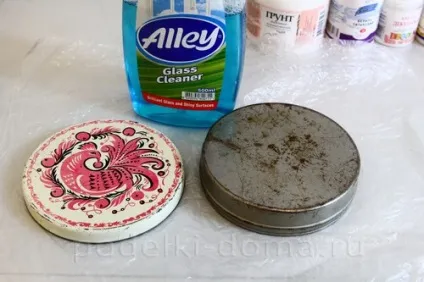 Декупаж жерстяної банки для солодощів (своїми руками) Декупаж жерстяної банки для солодощів