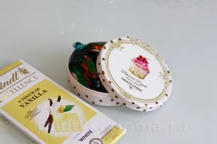 Декупаж жерстяної банки для солодощів (баночки) Декупаж жерстяної банки для солодощів