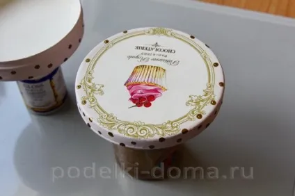 Декупаж жерстяної банки для солодощів (бляшаний) Декупаж жерстяної банки для солодощів