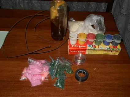 Квітуче дерево з бісеру