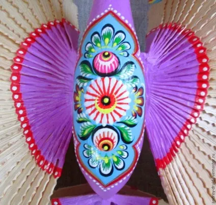 Робимо дерев'яну птицю щастя - ярмарок майстрів - ручна робота, handmade (акрилові фарби) Робимо дерев'яну птицю щастя - ярмарок майстрів - ручна робота, handmade