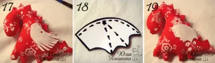 Дракончик - іграшка своїми руками до Нового року дракона новорічна ніч (подарунки на новий рік) Дракончик - іграшка своїми руками до Нового року дракона новорічна ніч