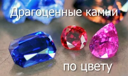 Коштовне каміння за кольором (рожеві) Коштовне каміння за кольором