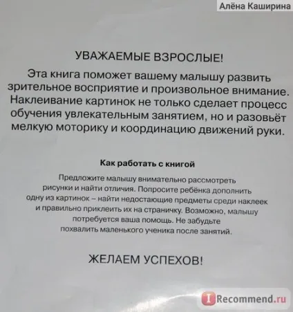 Дошкільна мозаїка, Земцова про