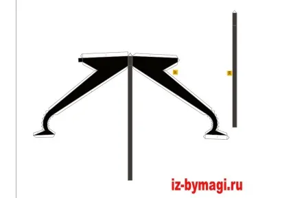 Дроид з паперу - схеми для друку і склеювання