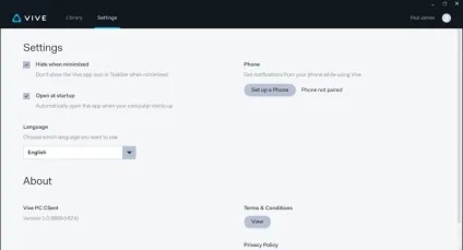 Самостійне підключення htc vive до смартфону для отримання повідомлень у віртуальній реальності