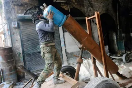 Саморобна зброя сирійських бойовиків - інфоглаз (саморобний) Саморобна зброя сирійських бойовиків - інфоглаз