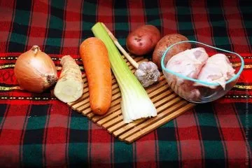 Квасоля з куркою - рагу з обсмаженими овочами