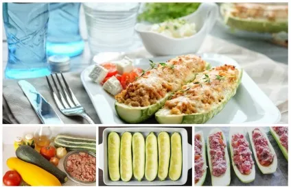 Фаршировані кабачки рецепти з фото і покрокове приготування (рецепти) Фаршировані кабачки рецепти з фото і покрокове приготування