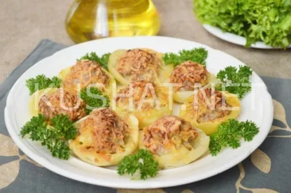 Фарширований картопля в духовці