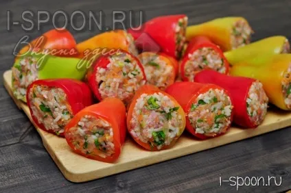Фаршировані перець на зиму заморожений (заморожений) Фаршировані перець на зиму заморожений