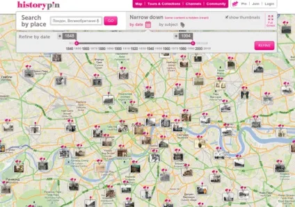 Historypin - історія світу в фотографіях з минулого (Google Street View) Historypin - історія світу в фотографіях з минулого
