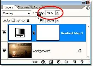 Інструмент карта градієнта (gradient map) в фотошопі