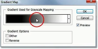 Інструмент карта градієнта (gradient map) в фотошопі