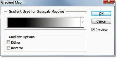Інструмент карта градієнта (gradient map) в фотошопі