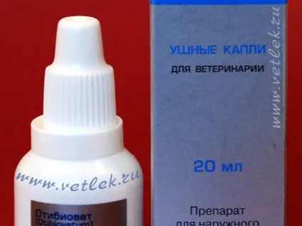 Інструкція по застосуванню вушних крапель отібіовін для собак і кішок дозування, схема лікування (собак) Інструкція по застосуванню вушних крапель отібіовін для собак і кішок дозування, схема лікування