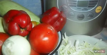 Кабачки тушковані з помідорами в мультиварці (мультиварці) Кабачки тушковані з помідорами в мультиварці