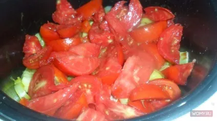 Кабачки тушковані з помідорами в мультиварці (помідорами) Кабачки тушковані з помідорами в мультиварці